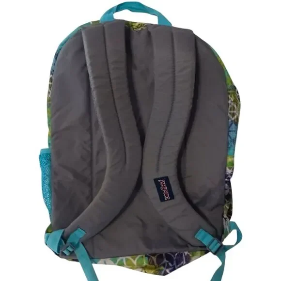 Jansport Backpack Peace Sign Allover Print Bohemian Boho Hippie Colorful Large. - Picture 10 of 16